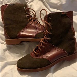 Bass suede ankle boot women size 7.5